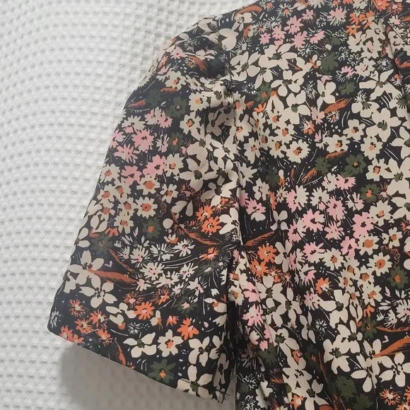 TOPSHOP floral, short sleeve blouse - Picture 5 of 6
